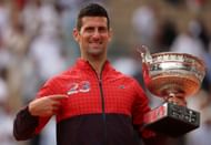 Novak Djokovic won his 23rd Grand Slam trophy at the French Open, surpassing Rafael Nadal.